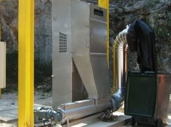 1 ensemble dégrilleur/compacteur