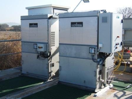 Remplacement de 2 dégrilleurs rotatifs par nos dégrilleurs