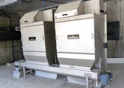 transport screening waste of bar screen