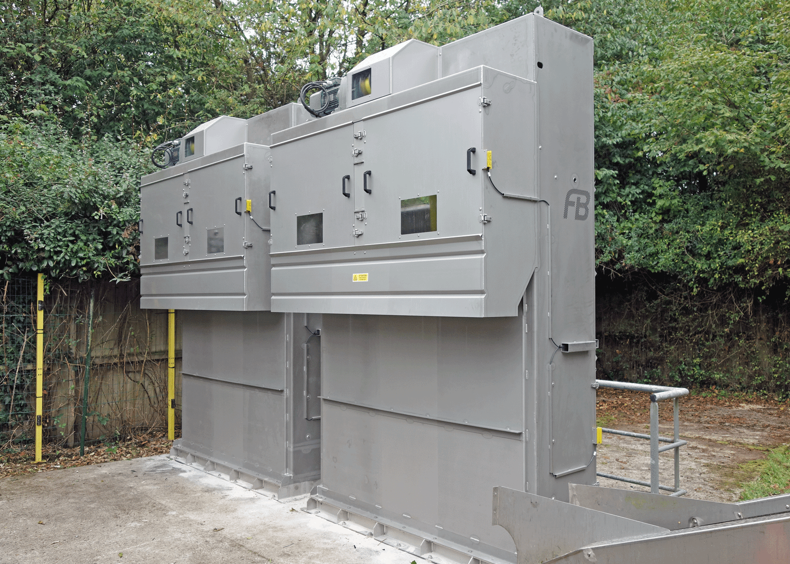 Overflow Bar Screen 2 bar screens on a stormwater network | FB Procédés