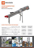 folleto tornillo compactador